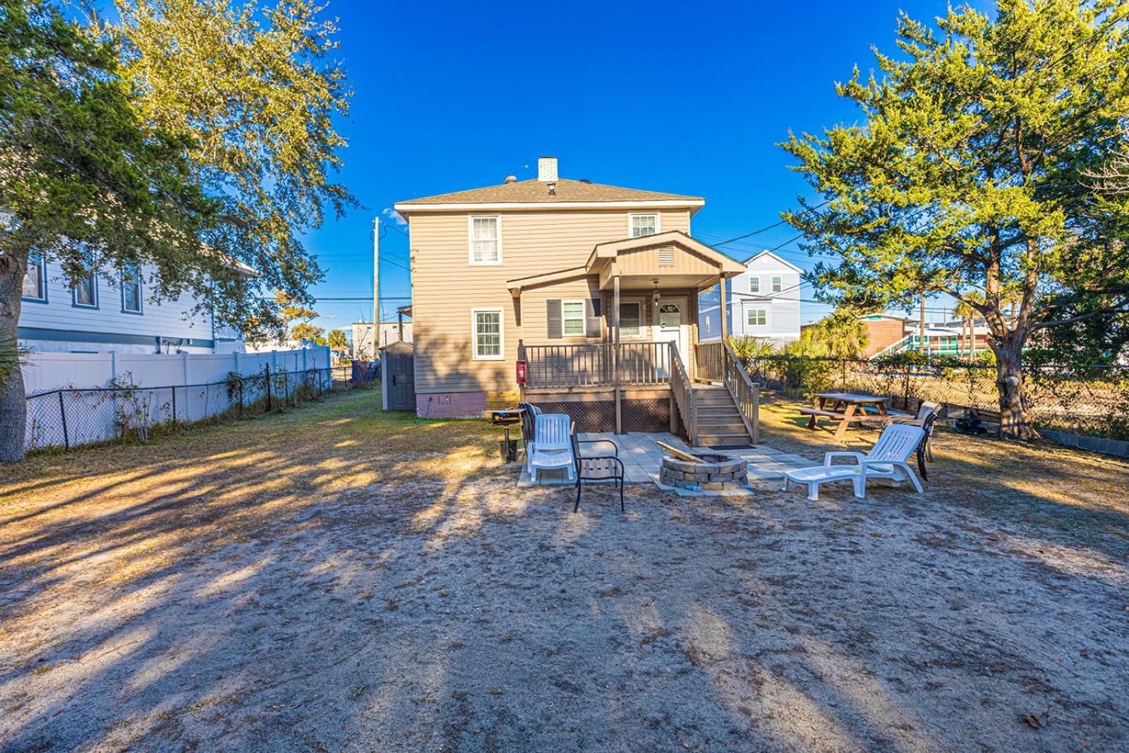 Dazzling Centrally Located Ocean View W 2 Kings, Huge Private Yard, 2 Decks, Firepit, Bbq Миртъл Бийч Екстериор снимка