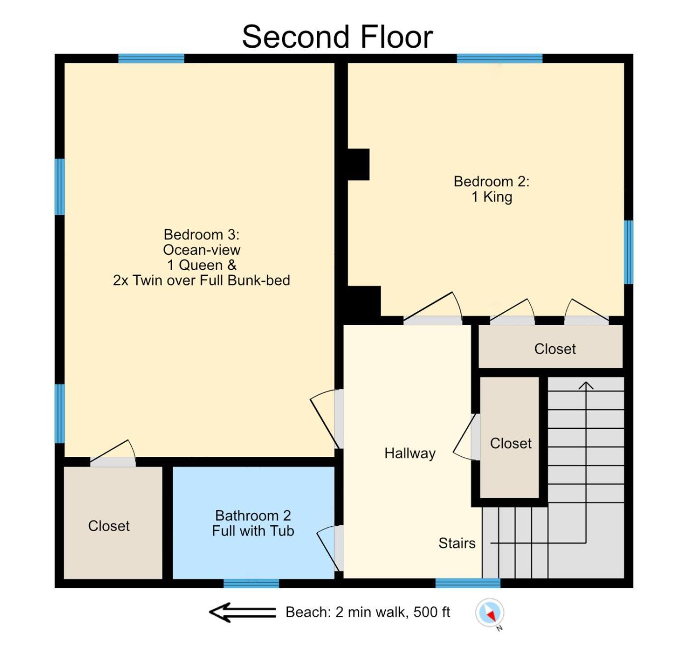 Dazzling Centrally Located Ocean View W 2 Kings, Huge Private Yard, 2 Decks, Firepit, Bbq Миртъл Бийч Екстериор снимка